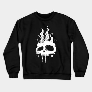 Skull Burn Crewneck Sweatshirt